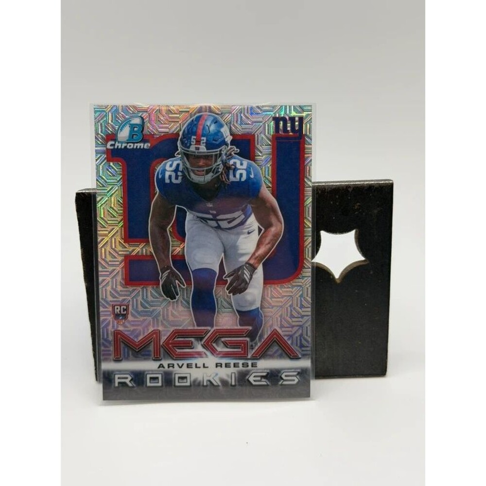 2026 Bowman Chrome Football Arvell Reese Mega Rookies Mojo Refractor MR-21
